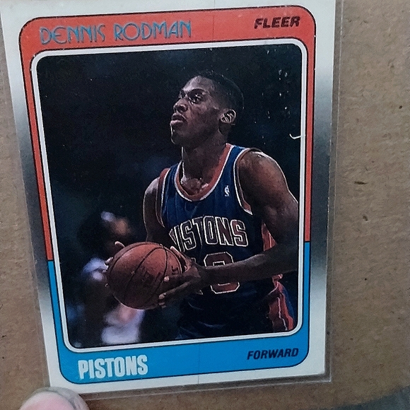 Dennis Rodman 1988 Fleer rear card - Picture 1 of 2